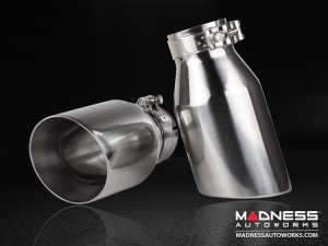 Custom Exhaust Tips - Set of 2 - Stainless Steel -  2.75" ID